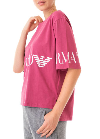 Рожева літня футболка ARMANI EA7