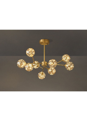 Люстра потолочная LED AOC19/9AB+led-k Бронза 36х100х100 см. Sunnysky (253628400)