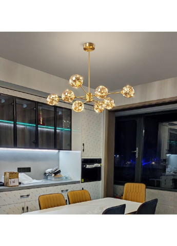 Люстра потолочная LED AOC19/9AB+led-k Бронза 36х100х100 см. Sunnysky (253628400)