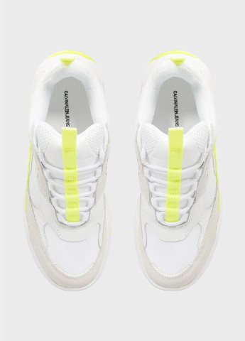 Желтые демисезонные кроссовки Calvin Klein