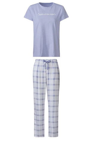 Сиреневая всесезон пижама (футболка, брюки) футболка + брюки Esmara