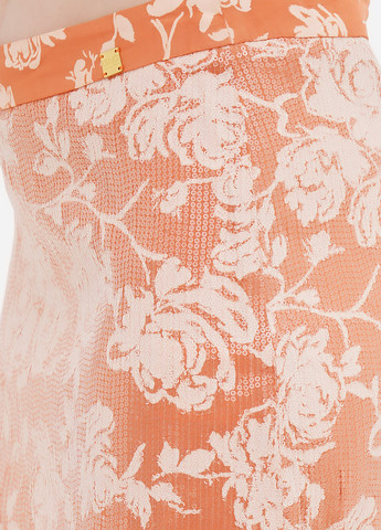 Персиковая кэжуал цветочной расцветки юбка Liu Jo