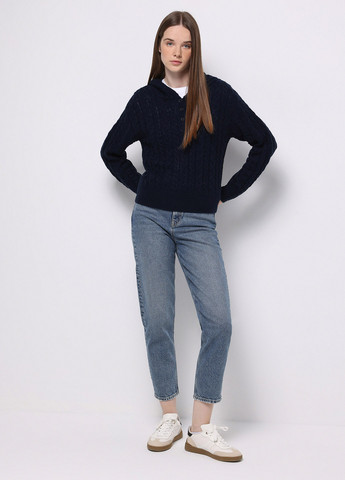 Темно-синий зимний свитер Colin's