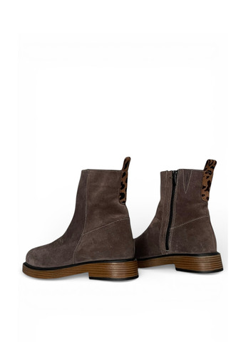 Зимние ботинки Derem без декора из натуральной замши