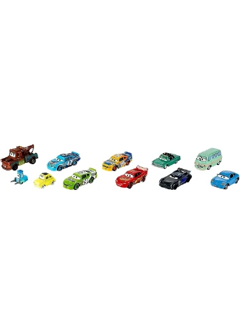 Набір автомобілів Тачки 3 Disney Pixar Cars 10 Metal Vehicles 10 шт. (HBW15) Mattel (255665573)