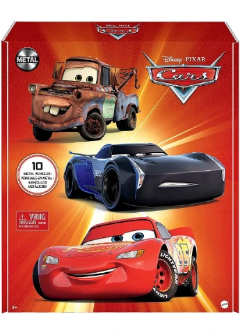 Набір автомобілів Тачки 3 Disney Pixar Cars 10 Metal Vehicles 10 шт. (HBW15) Mattel (255665573)