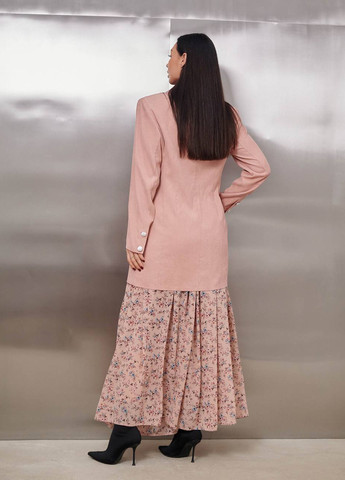 Пудровый женский жакет LibeAmore однотонный - демисезонный