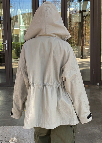 Серая демисезонная куртка SHEIN