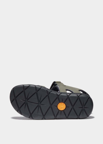 Хаки кэжуал сандалии Timberland на липучке