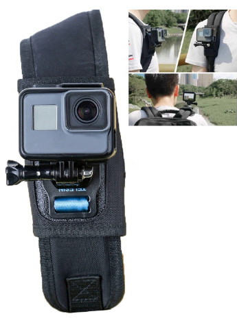 Кріплення пов'язка тримач для екшн-камери на лямку рюкзака (7454567) Unbranded (253683348)
