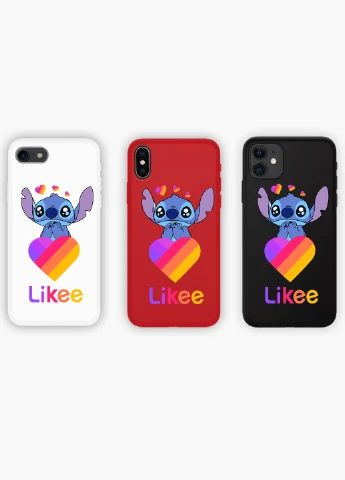 Чехол силиконовый Apple Iphone 7 Стич Лайк (Stitch Likee) (17361-1596) MobiPrint (219490464)