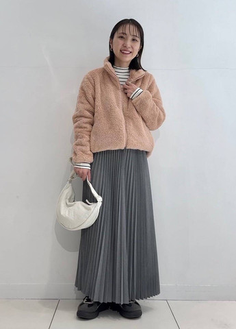 Розовая демисезонная куртка Uniqlo