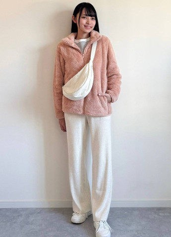 Розовая демисезонная куртка Uniqlo