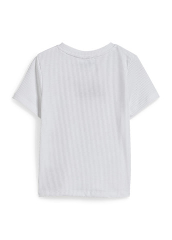 Белая летняя футболка C&A