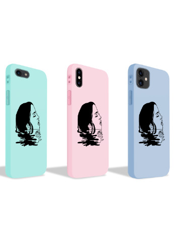 Чохол силіконовий Apple Iphone Xr Контурний мінімалізм (Contour minimalism) (8225-1362) MobiPrint (219777687)