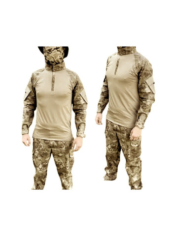 Оливковый (хаки) демисезонный мужской армейский костюм мультикам для всу (зсу) tactical тактическая форма убакс и брюки турция m 6841 No Brand