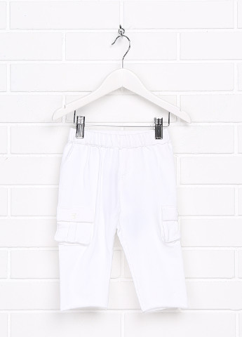 Белые кэжуал демисезонные зауженные брюки Simon Mignon