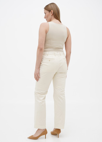 Молочные кэжуал летние прямые брюки Ralph Lauren