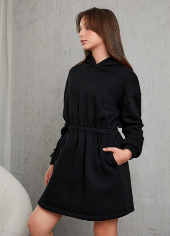 Чорна сукня SHEIN (329841624)