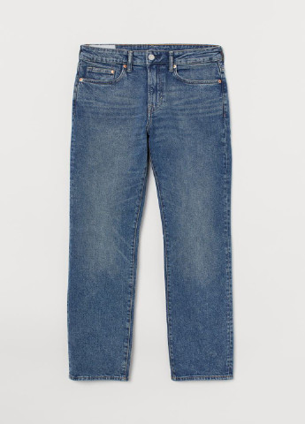 Синие демисезонные джинсы H&M