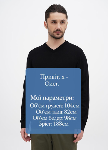 Черный демисезонный пуловер пуловер H&M