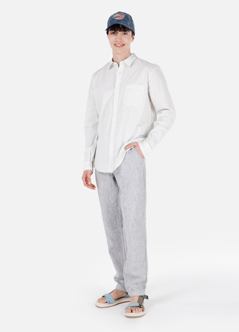 Светло-серые кэжуал летние прямые брюки Colin's