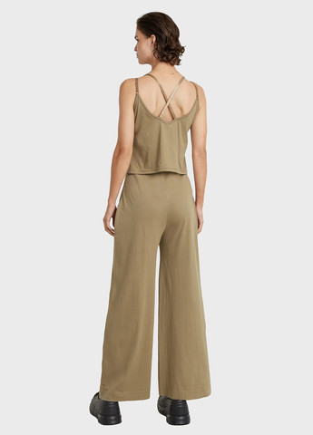 Комбінезон G-Star Raw комбінезон-брюки однотонний пісочний кежуал бавовна, трикотаж