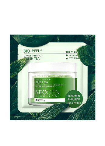 Диски с зеленым чаем Bio-Peel Gauze Peeling Green Tea (8 шт.) Neogen (197277393)