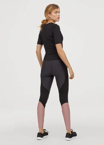 Комбинированные демисезонные леггинсы H&M
