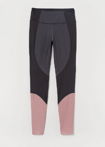 Комбинированные демисезонные леггинсы H&M