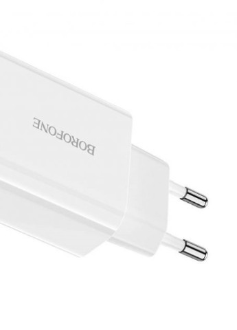 Мережевий зарядний пристрій BA57A USB Type C 3A 20W Білий Borofone (255916043)