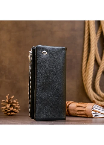 Жіночий шкіряний гаманець 18,5х9х1,5 см st leather (252133932)
