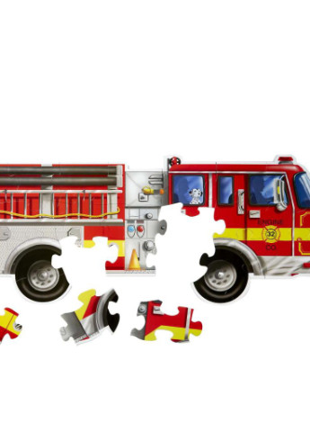 Пазл Мега "Большая пожарная машина", 24 элемента (MD10436) Melissa&Doug (202373607)