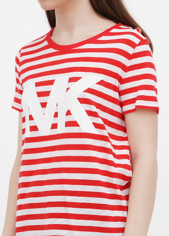 Красная летняя футболка Michael Kors