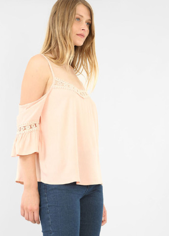 Светло-розовая летняя блуза Pimkie