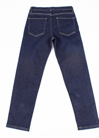 Темно-синие зимние прямые джинсы Ada Yildiz