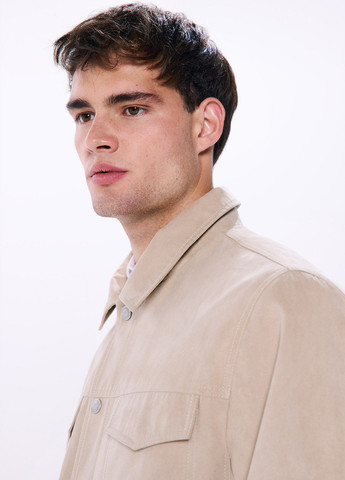 Бежева демісезонна куртка Springfield