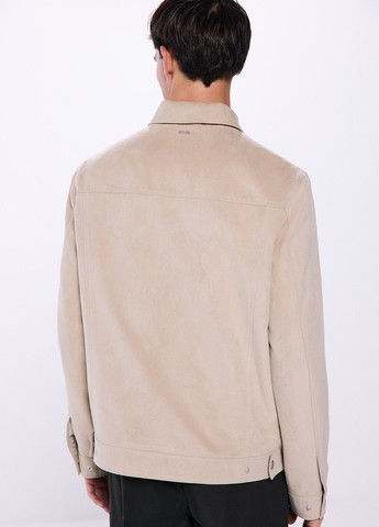 Бежева демісезонна куртка Springfield