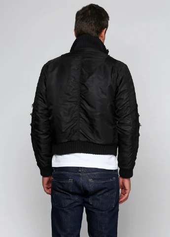 Чорна демісезонна куртка Richmond Denim