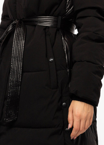 Чорна зимня жіноча куртка No Brand