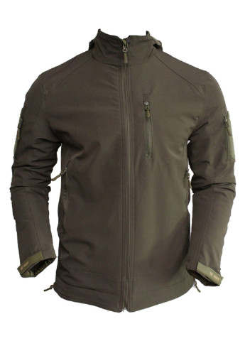 Оливковая демисезонная куртка мужская тактическая турция софтшел soft-shell всу (зсу) m 8177 оливковая Combat