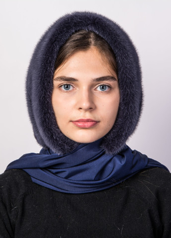 Женский норковый платок на голову Меховой Стиль паук (246266663)