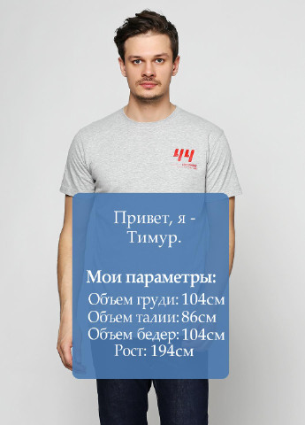 Сіра футболка Dobermans Aggressive