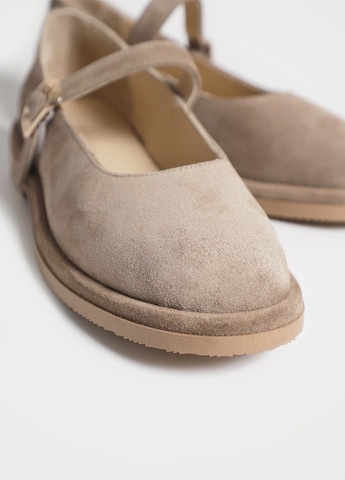 URBAN TRACE Туфли мери джейн коричневый з натуральный велюр, китай — лето (331020795)