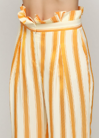 Желтые кэжуал демисезонные прямые брюки Uterque