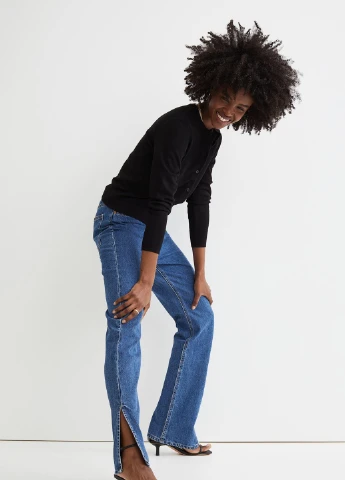 Кардиган демісезон,чорний, H&M Basic (254655460)