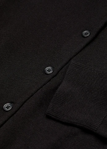 Кардиган демісезон,чорний, H&M Basic (254655460)