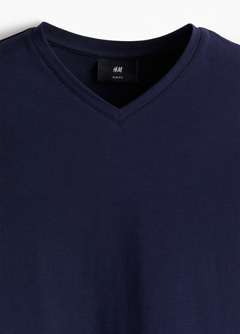 Темно-синя футболка H&M
