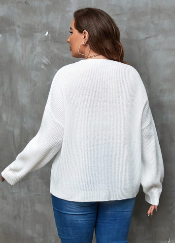 Білий демісезонний джемпер джемпер SHEIN