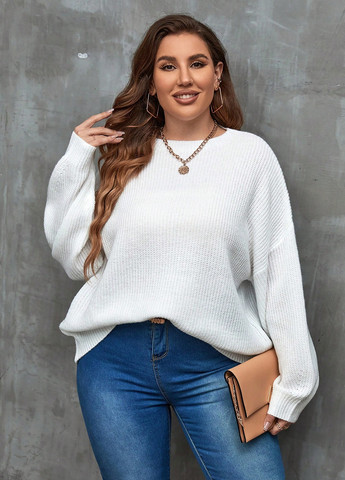 Білий демісезонний джемпер джемпер SHEIN